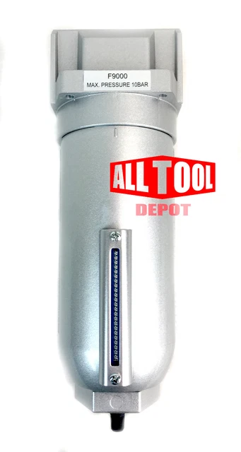 1/2" To 1" BSP Auto Drain Water Trap Filter - Removes Water From Air Lines (Pneumatic) 5 thumbnail image