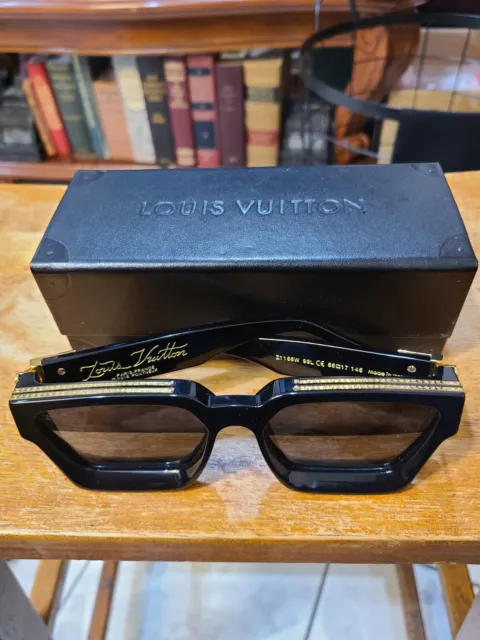 LOUIS VUITTON Acetate 1.1 Millionaires Sunglasses Z1165W Black 1238041