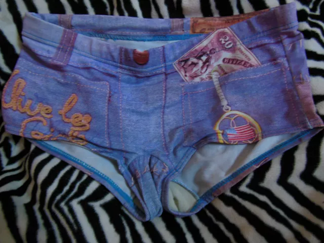 PUR VINTAGE rare maillot de bain homme shorty  année 60/70 taille 38? B2