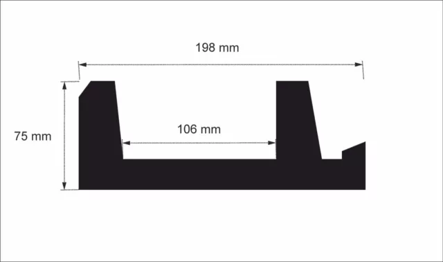 Moulure en Stuc pour Eclairage Indirect LED, Profil LED OL-45 Weiß 2