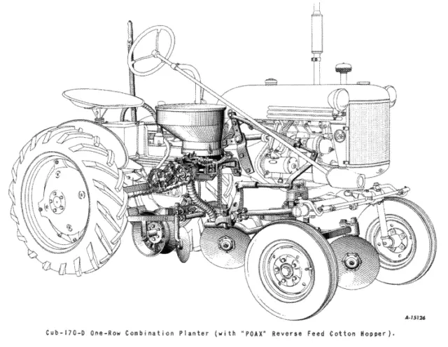 IH International Harvester Farmall Cub 170 Planter Operators Manual