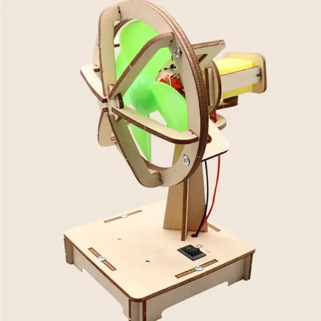 Wooden Rotate Wheel DIY For Kids Ages 8-12 -16 Engineering Kit
