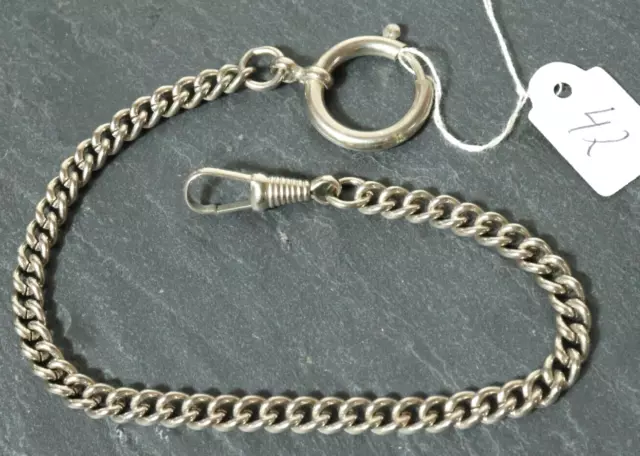 Alte silberne Taschenuhrkette Uhrenkette Uhrkette Kette Taschenuhr Silber chain