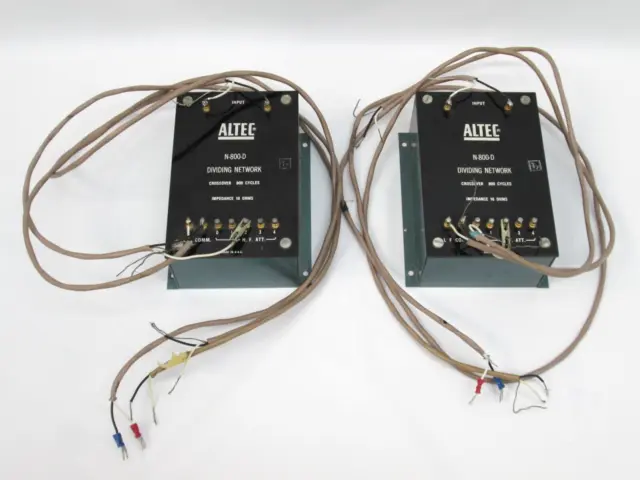 Vintage Altec N-800-D Crossover Dividing Network Pair