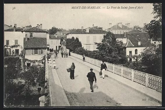 CPA Mont-de-Marsan, le Pont de Saint-Jean-d´Août