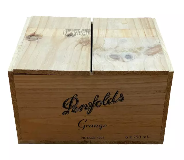 PENFOLDS GRANGE 1997 Empty Wooden Timber Box