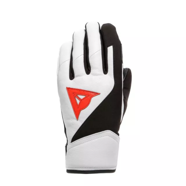 Guantes de esquí Cuero Hombre Dainese HP SPORT White/Black