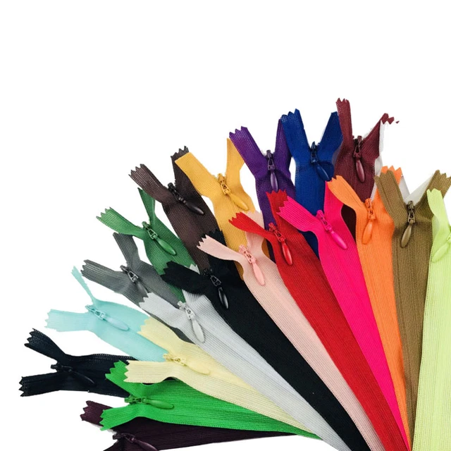 23 Pcs Clothing Zinc Alloy Pull Sewing Costume DIY Boutique Zippers