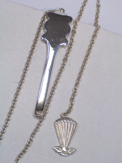 Marque-page Trombone En Argent Massif 925 - Forme Rat / Rongeur - Style Art Déco - Neuf