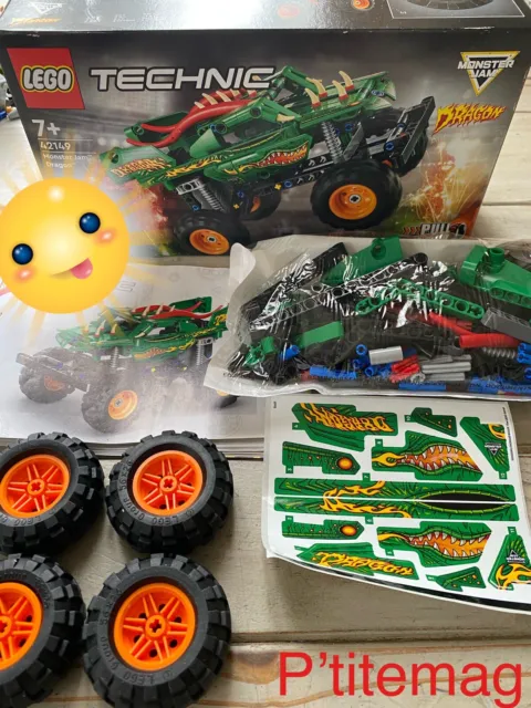 Boîte LEGO  Technic  Monster Jam Dragon réf42149