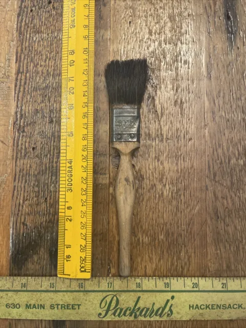 See-Bee Brand SeaBee Paint Brush Vulcanized in Rubber 1 Wood Handle 8 Man  Cave