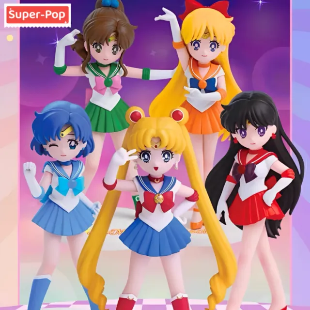POP MART Bandai Namco Sailor Moon Series Confirmed Blind Box Figure Toys Gift