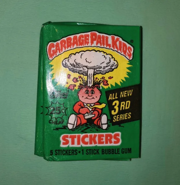 🔥🔥1986 Topps Garbage Pail Kids 3RD Series Unopened and Authentic Wax Pack GPK