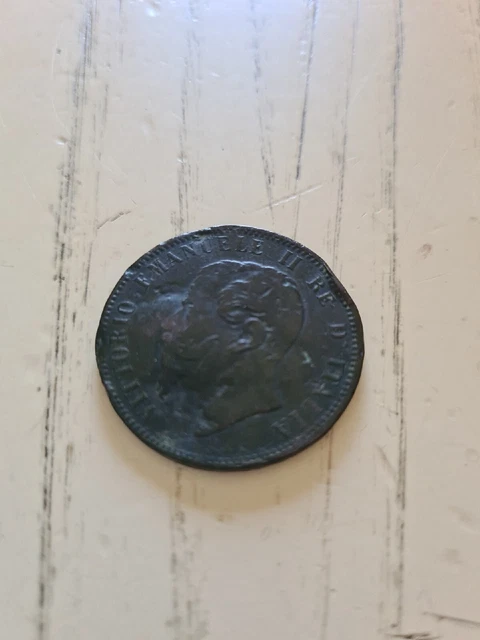 Moneta 10 Centesimi 1866 Vittorio Emanuele II Re Di Italia