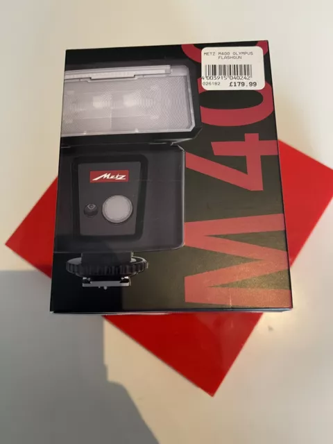 Metz Mecablitz M400 Flashgun in Olympus & Panasonic Fit   #4427 (UK Stock)  BNIB