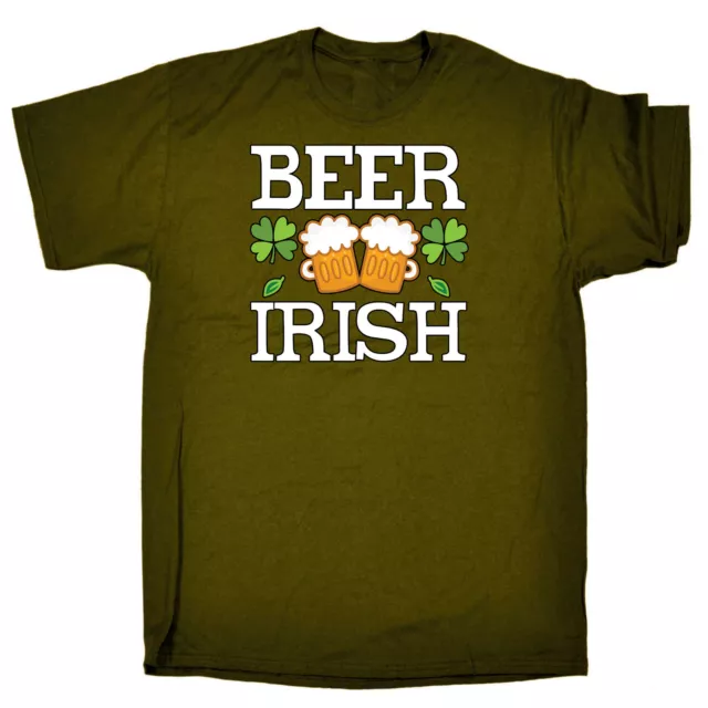 Beer Irish St Patricks Day Ireland - Mens Funny Novelty T-Shirt T Shirt Tshirts