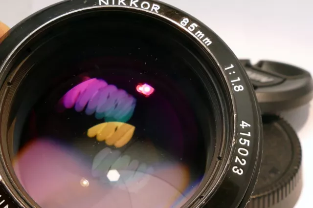 Nikon Non-Ai 85mm f/1.8 Portrait Prime MF manual focus  Lens ( K type) 2