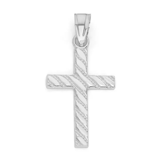 925 Sterling Silver Cross Pendant, Crucifix Pendant Religious Jewelry