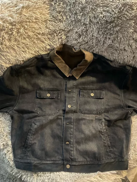 Bound2 Yeezy Season 6 Rep Jacket Size Xl Washed Black