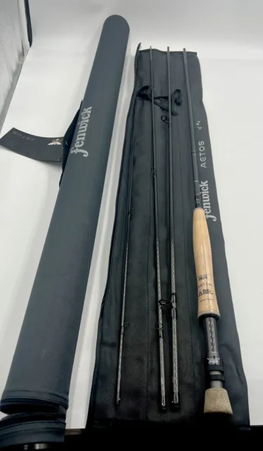 Fenwick Aetos Fly Fishing Rod & Case 4wt 4pc 10’ Brand New