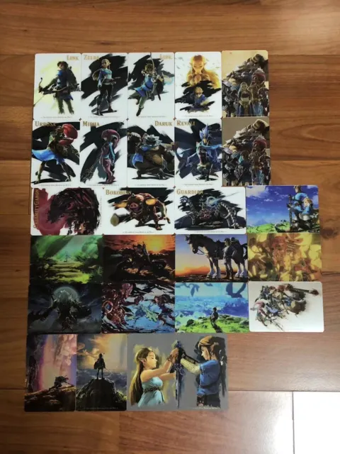 2023 BANDAI The Legend of Zelda Breath of the Wild Complete 26 cards set