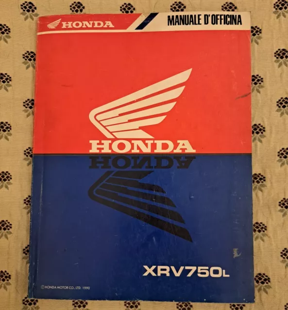 Honda XRV 750 L  manuale officina italiano originale