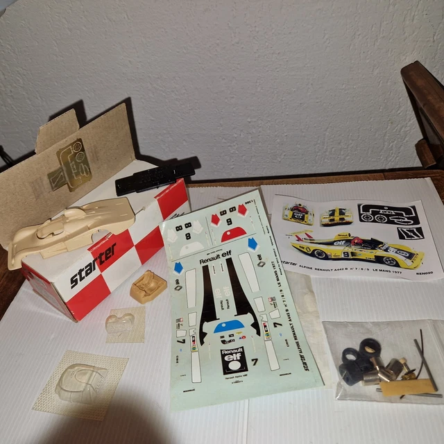 Mini Racing Renault Alpine A 442 Le Mans 1977 1/43 scale metal model kit