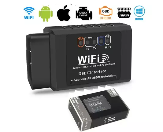 WiFi OBD2 ELM 327 Car Scanner For Android iOS Error Code Reader Auto Scan Tool