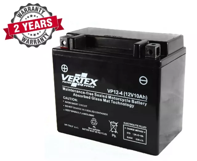 Vertex VP12-4 Sostituisce batteria AGM sigillata - CTX12-BS YTX12-BS 31500-HA0-687 VP1