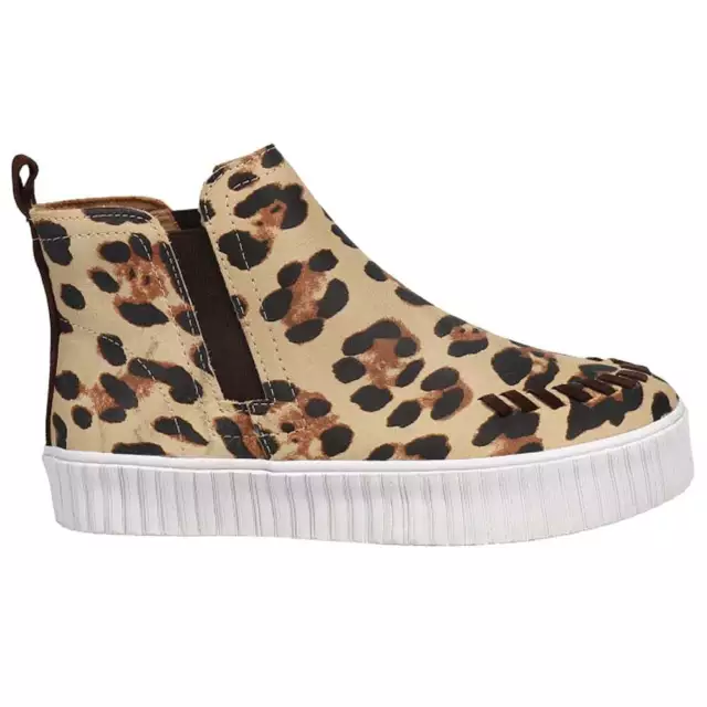 Justin Boots Reba X Justin Broadway Leopard High Top  Womens Brown Sneakers Casu