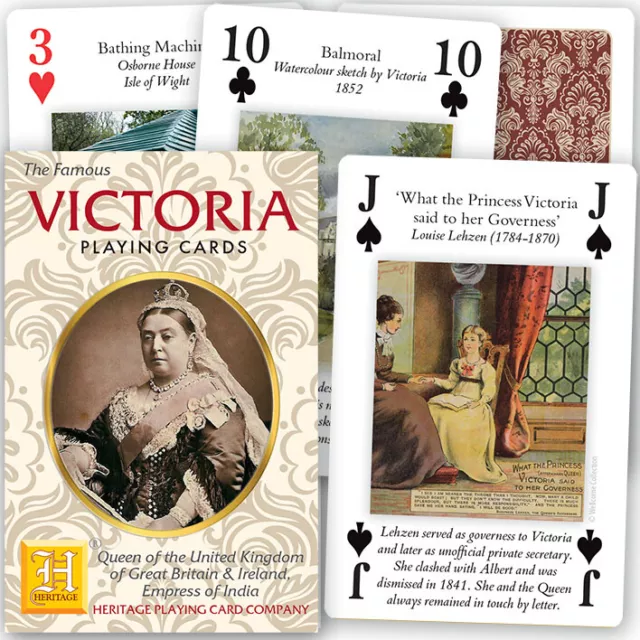 Queen Victoria (Her Life & Reign) Deck of 52 Playing Cards + Jokers (hpc)