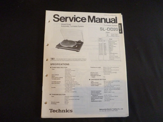 Pièce Détachée Platine Technics Diamant De Rechange Pour Cellule De Platine Vinyle Technics SL-B300 - Stylet D'origine Compatible Aiguille Cellule Tourne-disques