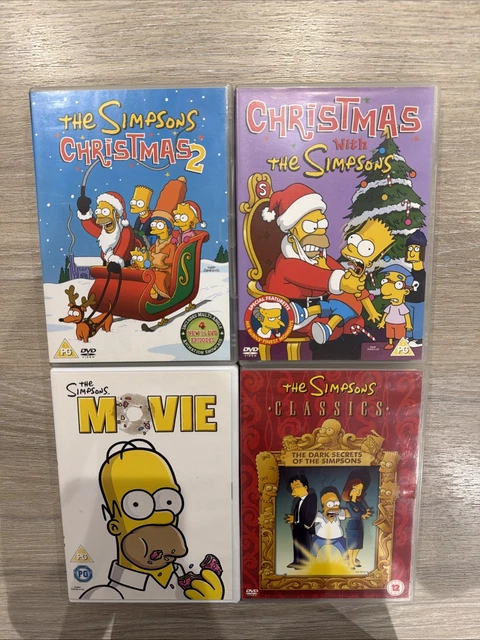 THE SIMPSONS DVD Bundle Joblot - The Movie, Classics: Dark Secrets ...
