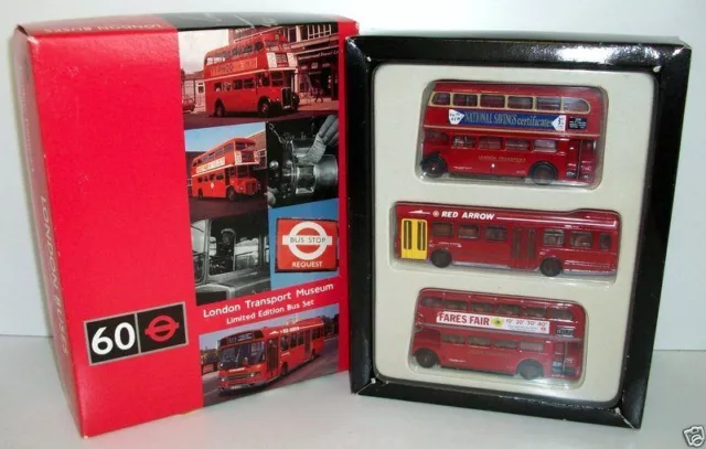 EFE 1/76 Maßstab - London Transport Museum Bus Set - RT/RM/Leyland National