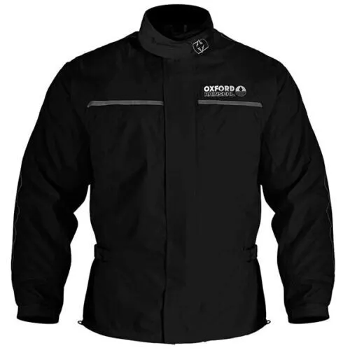 Oxford Rainseal All Weather Motorcycle Motorbike Over Jacket - Black