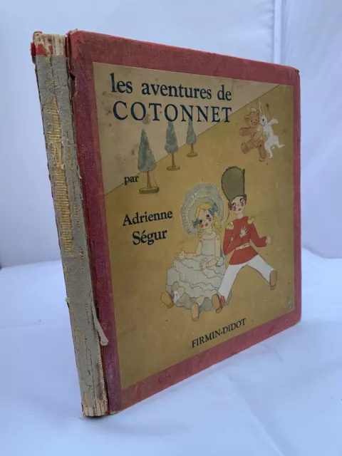 1930 Aventures De Cotonnet Adrienne Segur - Illustrated - French Children's HB