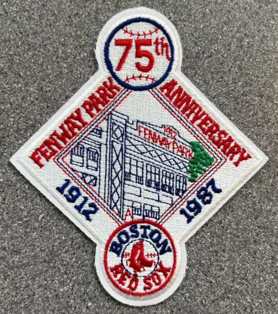 1987 Boston Red Sox Fenway Park 75Th Mlb Baseball Patch Lost Treasures No Card