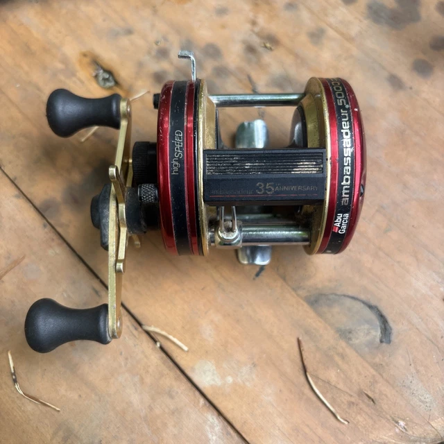ABU GARCIA AMBASSADEUR FIVE 35th Anniversary Levelwind Reel Limited Edition  $89.99 - PicClick
