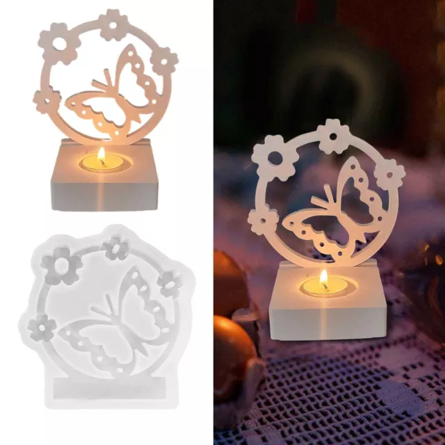 Easter Silicone Moulds Casting Moulds Candle Holder Butterflies Flowers Mould