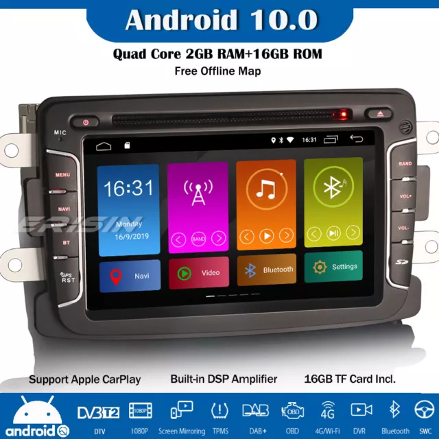 Android Car Radio for Dacia Duster Dokker Logan Sandero Renault