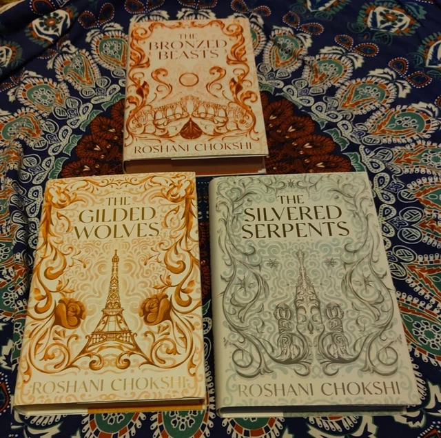 The Gilded Wolves trilogy by Roshani Chokshi - Signed & New, Fairyloot exclusive