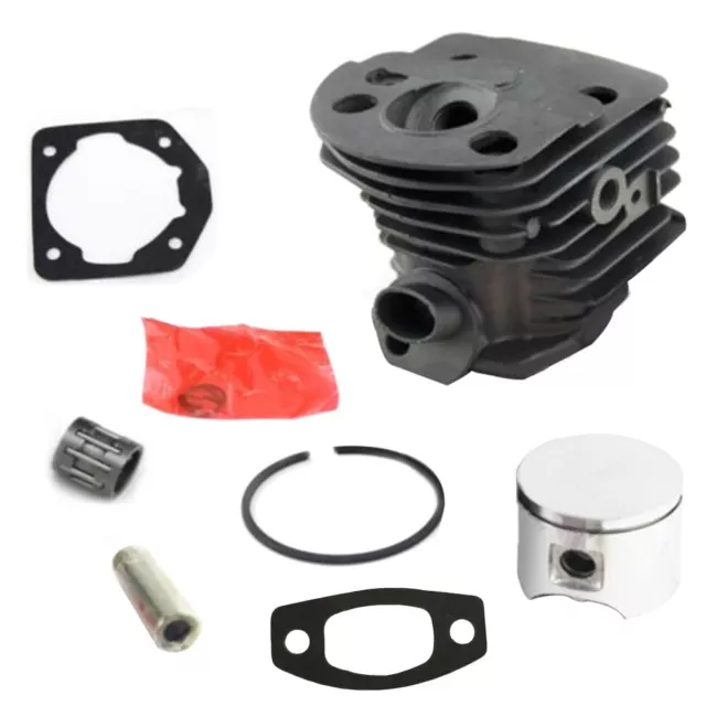 Per 55 51 Motosega Silenziatore Pistone Cilindro con Guarnizione Kit