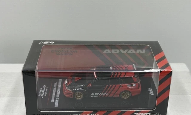 1:64 INNO64 MITSUBISHI Lancer Evolution Ix Wagon Advan Livery Race Car ...