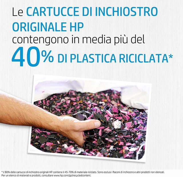 HP 305 Nero, 3YM61AE, Cartuccia Originale Stampanti Deskjet 2700, 4100, 6020, ec 5