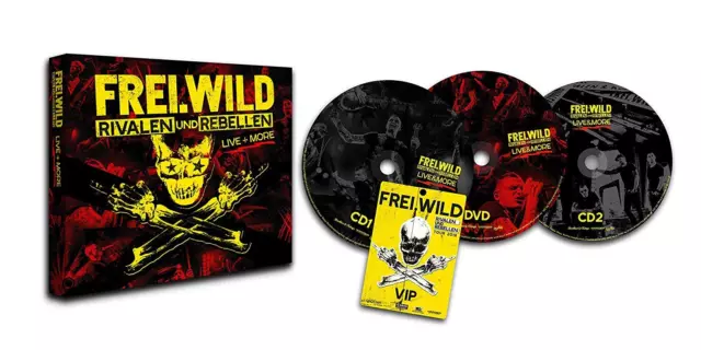 FREI.WILD Rivalen und Rebellen Live & More LIMITED 2CD+DVD Digipack 2018