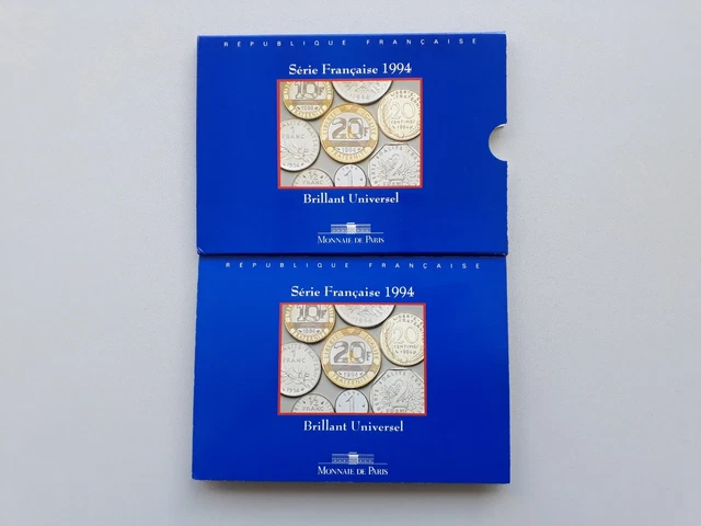 Coffret BU 1994 RARE 20 Fr Mont ST Michel  Brillant Universel .