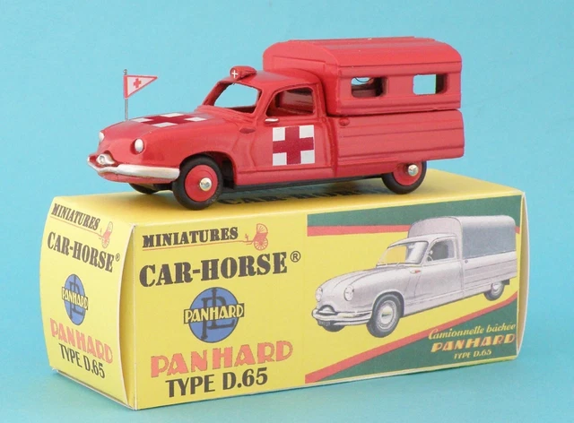 PIND01 Car-Horse Panhard Dyna z D65 cirque Pinder style JRD Dinky Cij ancien stock sthubert92 - Collection