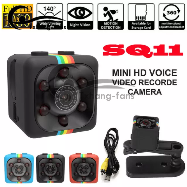 SQ8 SQ11 Full HD 1080P Mini Coche Oculto DV DVR Cámara IR Visión Nocturna A2TF