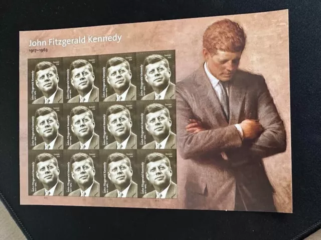 SFSTAMPS US Scott 5175 John Fitzgerald Kennedy Sheet 12 Forever Stamps MNH 2017