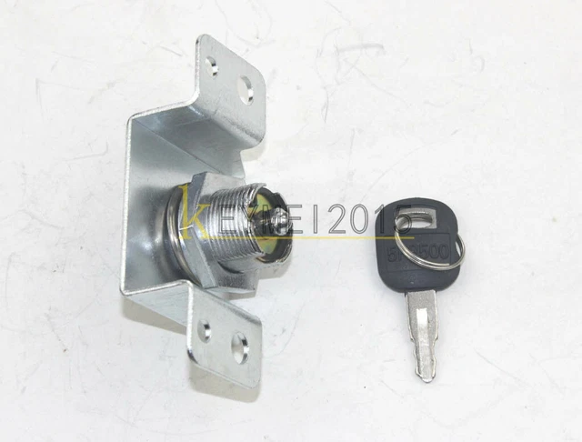 Toolbox Lock Cylinder With Key Fit For Caterpillar CAT E320D Excavator